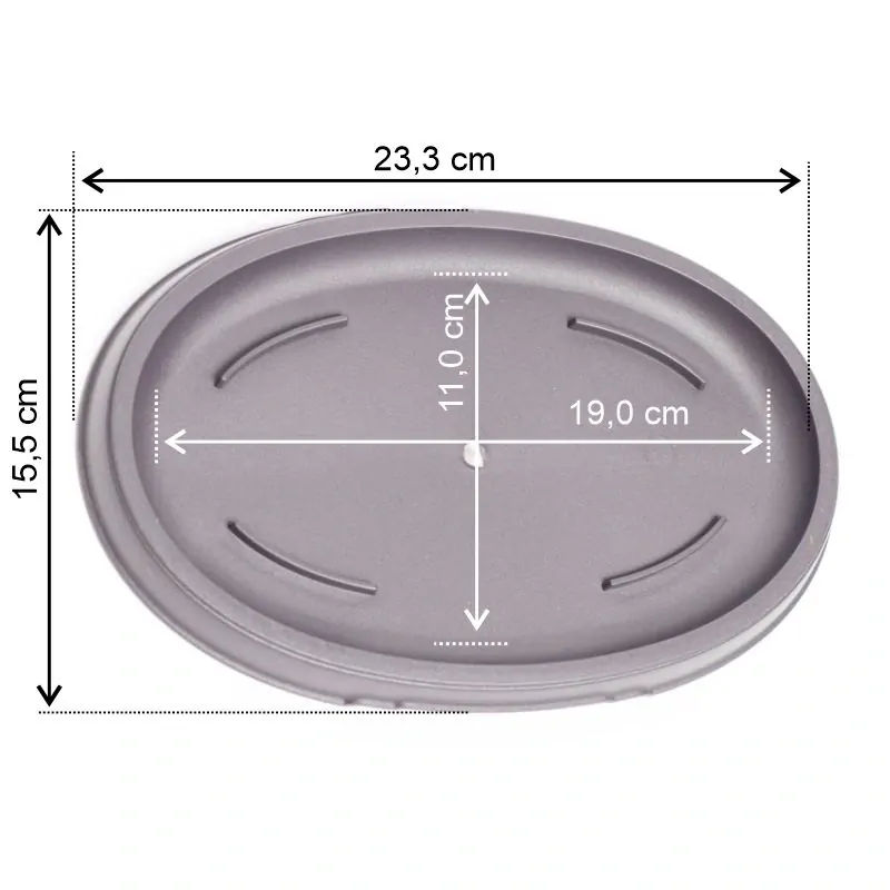 Plastová miska s podmiskou 25 cm