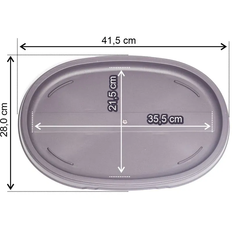 Plastová miska s podmiskou 45 cm